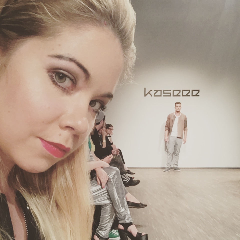 Nadine Trompka in der Front Row bei Kaseee / Mercedes-Benz Fashion Week SS 2016