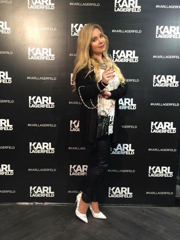 Nadine Trompka beim VIP Opening des Karl Lagerfeld Stores in Berlin 