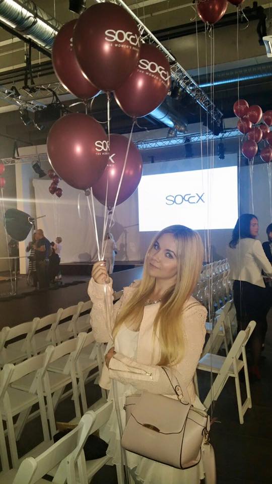 Nadine Trompka bei der Fashionshow von Soccx und Cosmopolitan