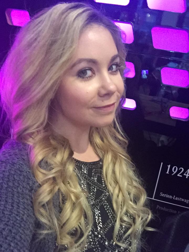 Nadine Trompka beim Glamour Café in Berlin