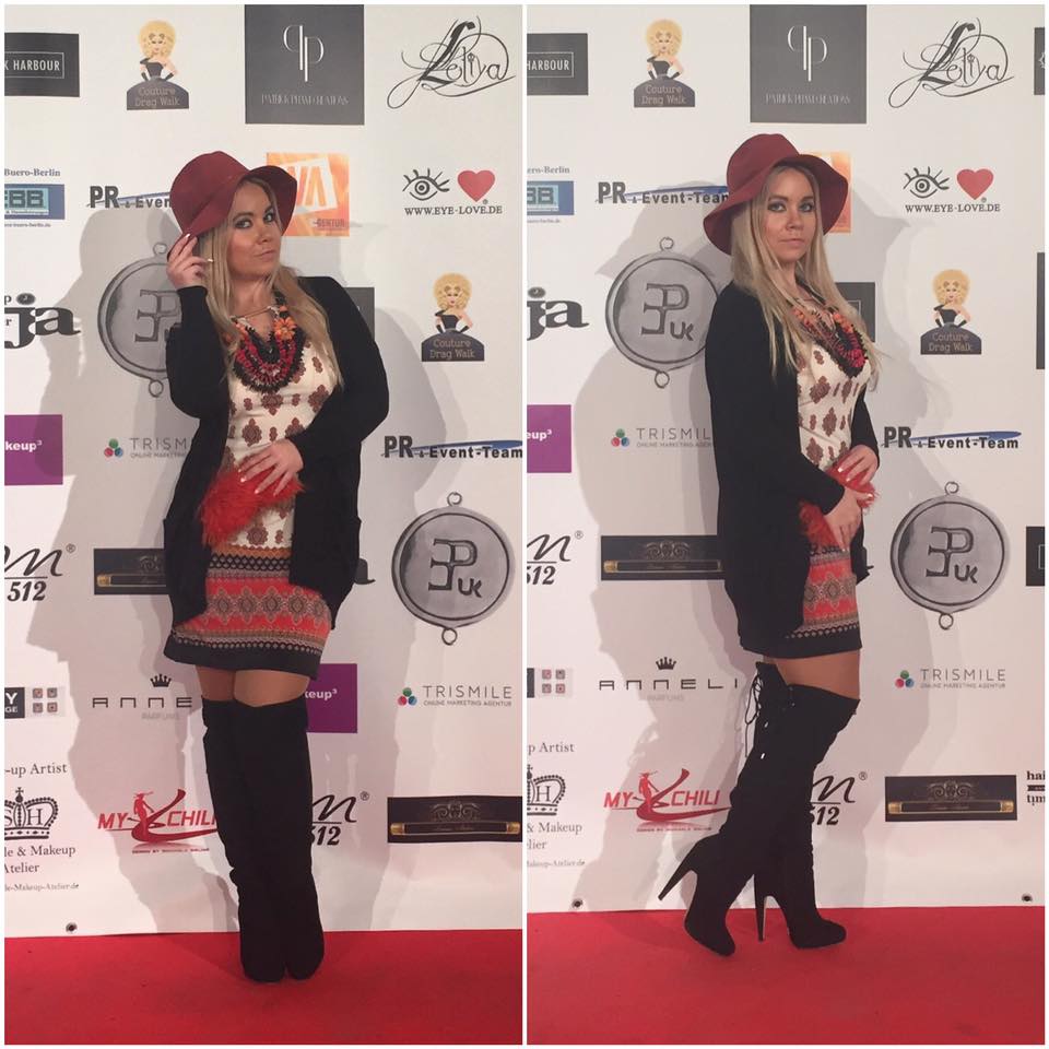 Nadine Trompka bei der Fashion Hall mit Accessoires von My Babe